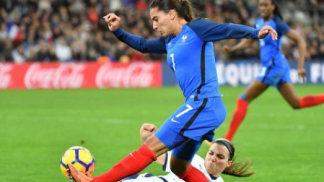 Una fase di Francia-Italia femminile