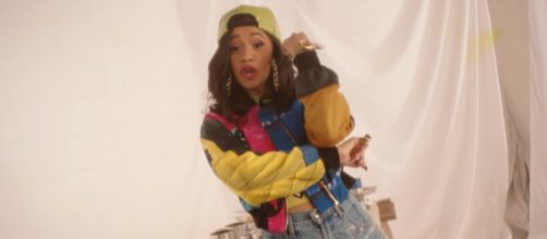 Cardi B in Bruno Mars' 'Finesse' music video. - [Bruno Mars / YouTube screencap]