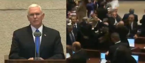 Mike Pence in Israel, via Twitter