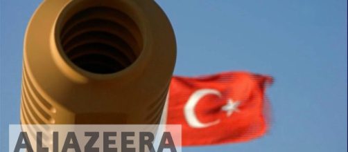 Picture of Turkish army Tank gun. - [Al Jazeera Channel / YouTube screencap]