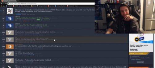 A screenshot of 'Destiny 2' YouTuber Datto - YouTube/Datto