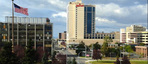 Downtown Anchorage, Alaska (Image credit &ndash; Wonderlane, Wikimedia Commons)