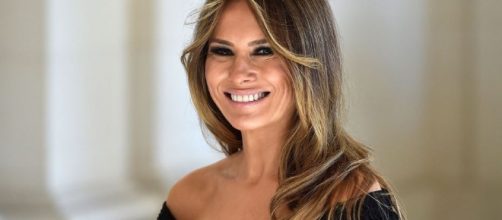 Melania Trump luci&oacute; un vestido transparente en la cena de estado en Corea del Sur ... - foxnews.com