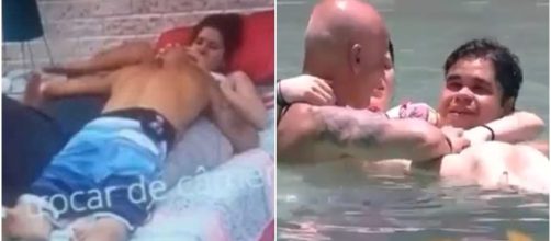 Pai &eacute; flagrado em cenas suspeitas com a filha (Fotos: Captura de v&iacute;deo)