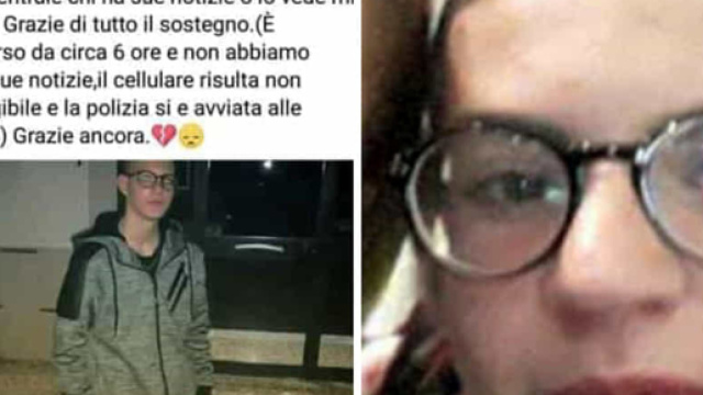Ciro Ascione: il 16enne scomparso lo scorso sabato sera