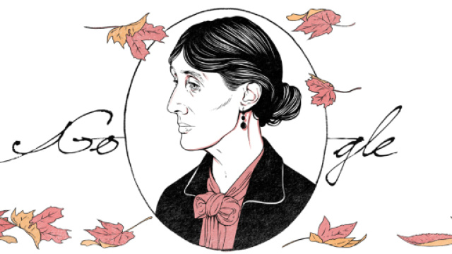 Doodle di Google - google.com Virginia Woolf