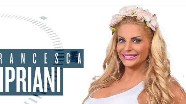 Francesca Cipriani all'Isola dei famosi