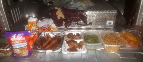 A prisoner was caught sneaking out of federal prison for takeout. - [Image courtesy Jefferson County Sheriff's Office]