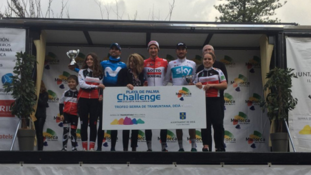 Un grande podio con Wellens, Moscon e Valverde