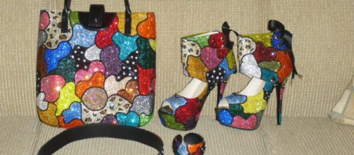 Timika Deener designs shoes, purses, and more by hand. / Photo via Timika Deener, used with permission.