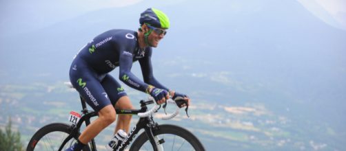 Valverde, en uno de sus entrenamientos