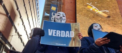 AV: Madrid muestra en las calles la realidad que sufren los animales. Foto: Milena Hidalgo