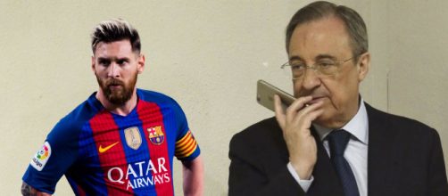 Florentino P&eacute;rez y Leo Messi se disputan un fichaje