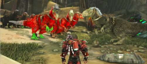 Yutyrannus in 'ARK' - YouTube/ KingDaddyDMAC