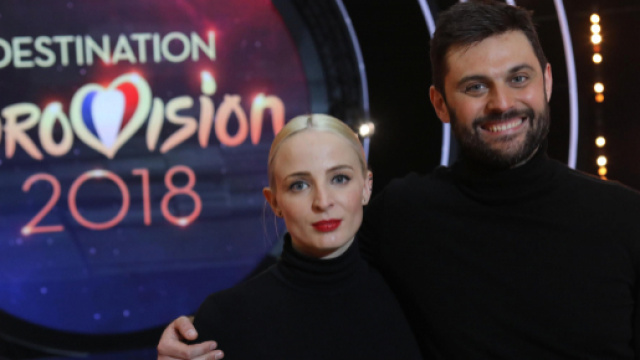 C'est le duo "Madame Monsieur" qui repr&eacute;sentera la France &agrave; l'Eurovision en mai 2018 (Cr&eacute;dit photo : Gilles Scarella - FTV)