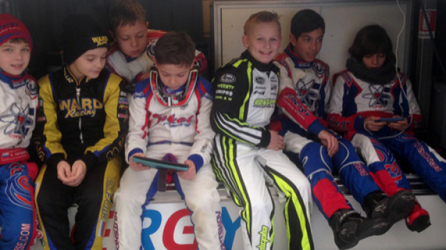 Giovani campioni di karting crescono