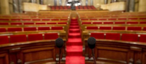 El parlament de Catalunya en Barcelona