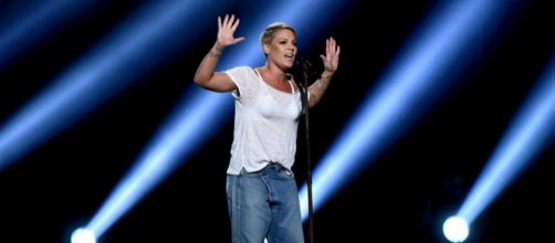 Pink's Jeans at the Grammys 2018
