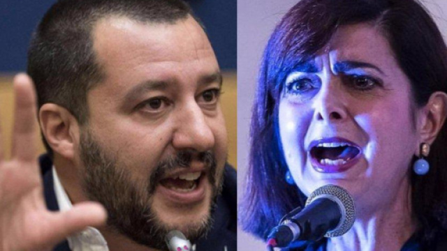 Boldrini contro Salvini: "Volgare, lo querelo". Lui: "&Egrave; arrivata a ... - ilpopulista.it