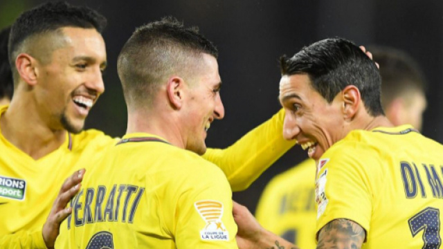 Les Parisiens tout sourire apr&egrave;s leur qualification 3-2 &agrave; Rennes