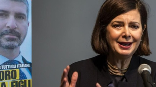 SIMONE DI STEFANO E LAURA BOLDRINI