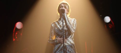 Amaia durante su actuaci&oacute;n en la Gala 9 de OT 2017 (v&iacute;a www.rtve.es)