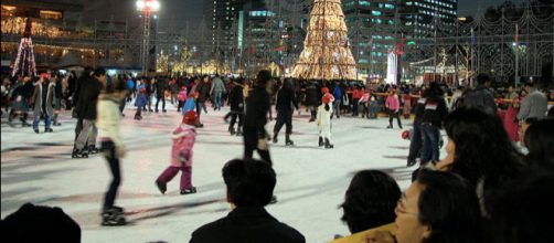 City Hall ice rink in Seoul, South Korea. - [Image credit &ndash; LWY, Wikimedia Commons]