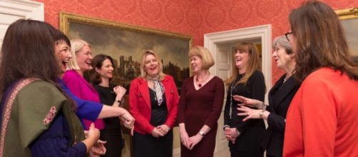 Theresa May and her new female cabinet ministers - Facebook