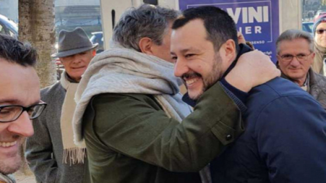 Il candidato premier della Lega, Matteo Salvini