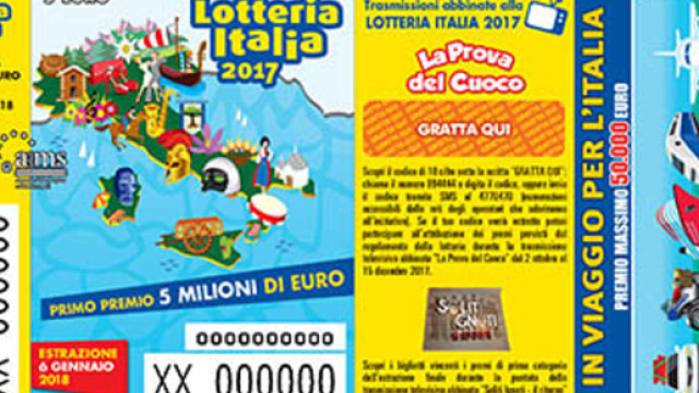 Lotteria Italia 2017-2018 estrazione diretta tv