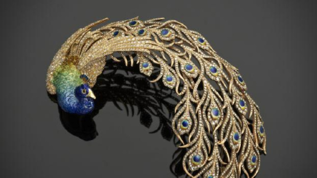 Uno dei gioielli della mostra "Tesori dei Moghul e dei Maharaja" a Palazzo Ducale (Venezia)