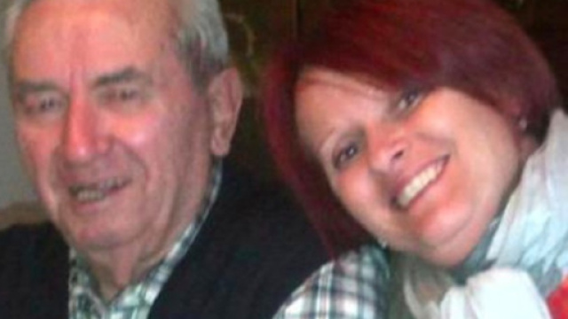 Marinella Magliano con il vero padre Alfredo