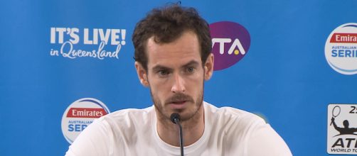 Andy Murray during a press conference in Brisbane, Australia/ Photo: screenshot via Brisbane International channel on YouTube