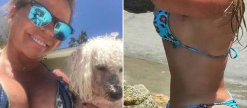 Christina Rocha aparece usando biqu&iacute;ni e marmajos v&atilde;o &agrave; loucura