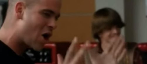 Mark Salling on 'Glee.' - [CBS News / YouTube screencap]