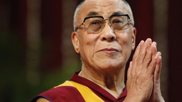 Il 14&deg; Dalai Lama del buddismo tibetano.
