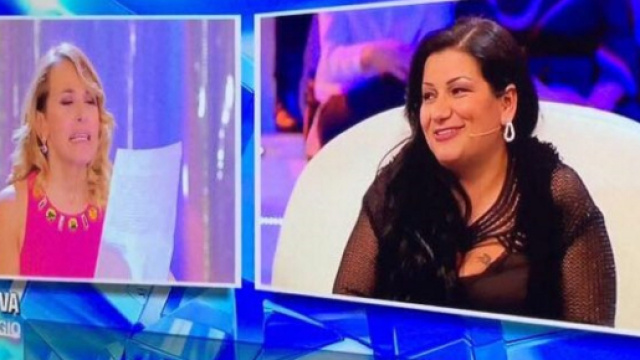 La signora della pelliccetta ospite da Barbara D'Urso