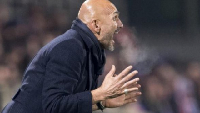 Il mister Spalletti in Fiorentina-Inter