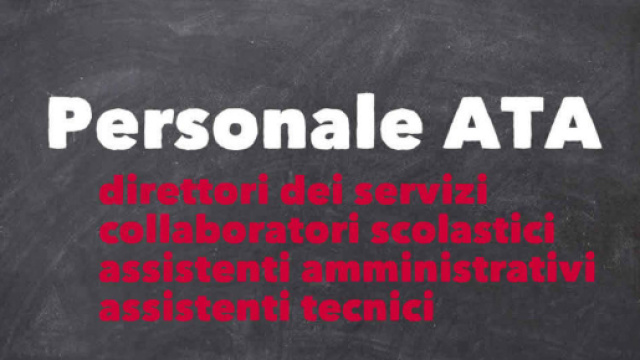 Aumenti personale ata, nuovo contratto
