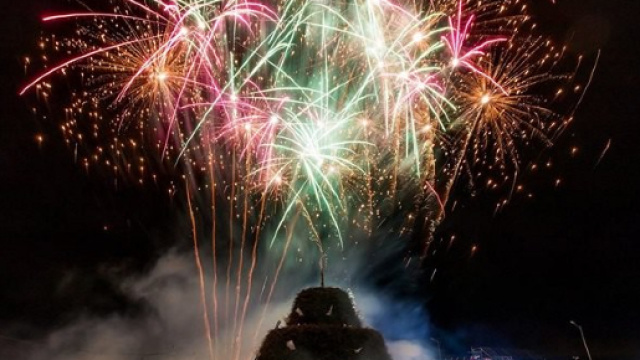 F&ograve;cara Novoli 2018, il fal&ograve; pi&ugrave; alto d'Europa