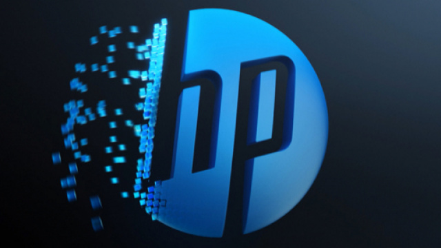 Il logo ufficiale dell'azienda HP