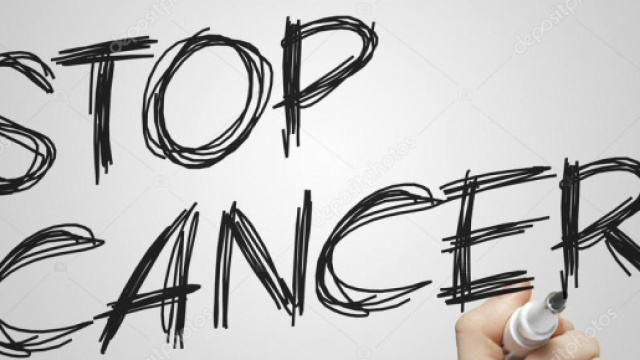 Stop cancer hand written &mdash; Stock Photo &copy; ibreakstock #101256082 - depositphotos.com