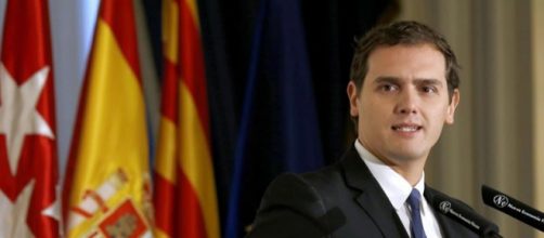 Albert Rivera, en una rueda de prensa