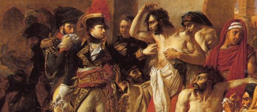 Antoine-Jean Gros representa en 1804 la escena de la visita de Napole&oacute;n Bonaparte a los apestados de Jaffa