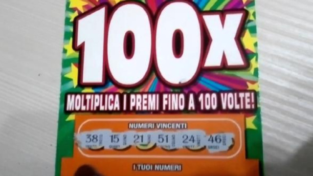 Con la lotteria istantanea '100x' un artigiano 50enne della provincia di Padova ha vinto 5 milioni di euro.