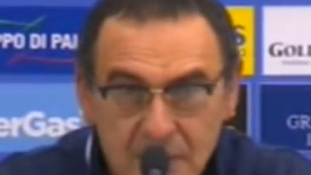 Il tecnico del Napoli, Maurizio Sarri