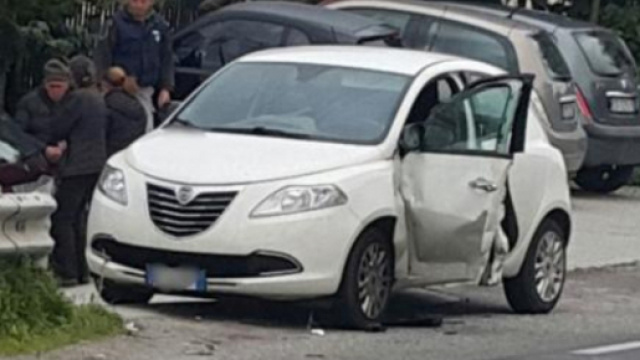 La Lancia Y di propriet&agrave; della vittima