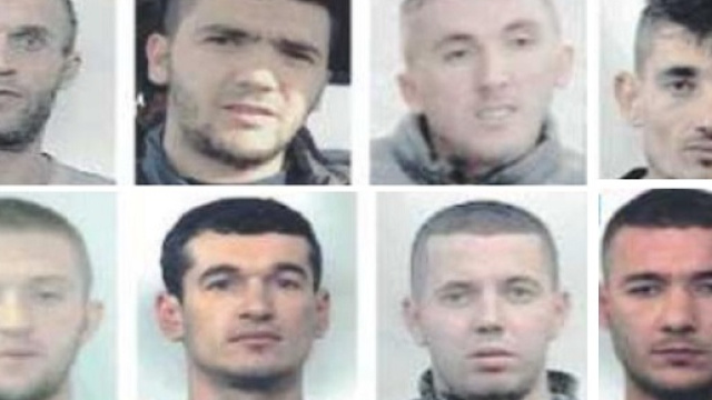 Le foto segnaletiche divulgate dal comandante dei carabinieri di Padova