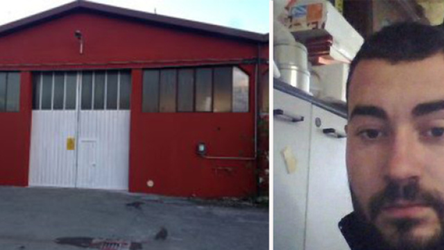 Marvin Proshka, imprenditore 31enne, si &egrave; suicidato nel capannone della sua azienda a causa dei debiti - Foto: oranews.tv
