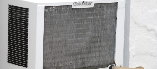 Standard window air conditioner. - [image courtesy Paul Sullivan flickr]